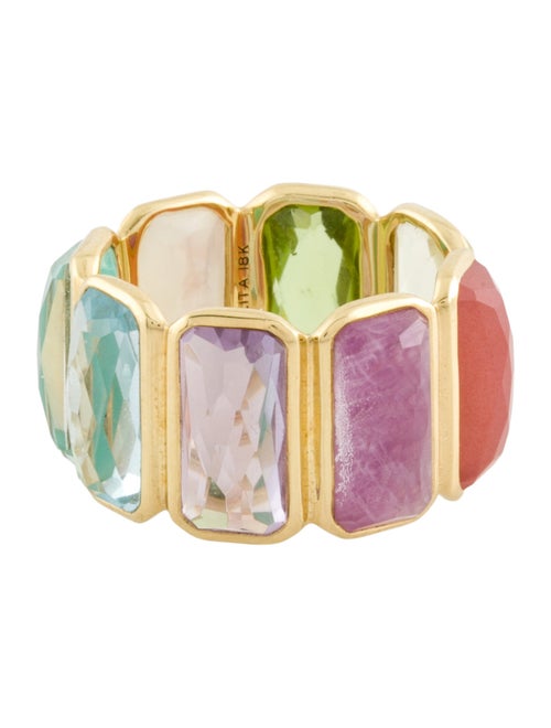 Ippolita 18K Multistone Wonderland Brick Band