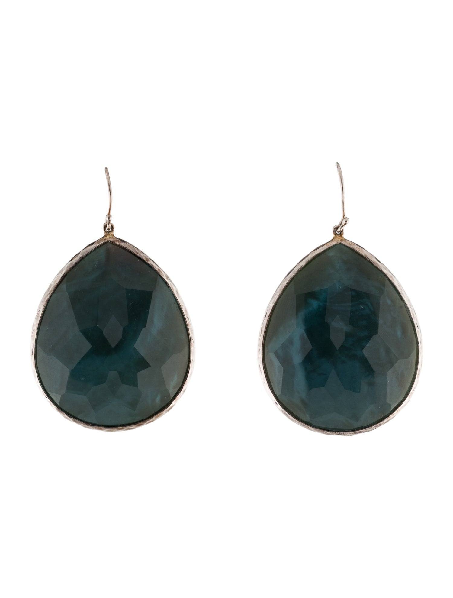 Ippolita Mother of Pearl & Quartz Doublet Large Teardrop Earrings