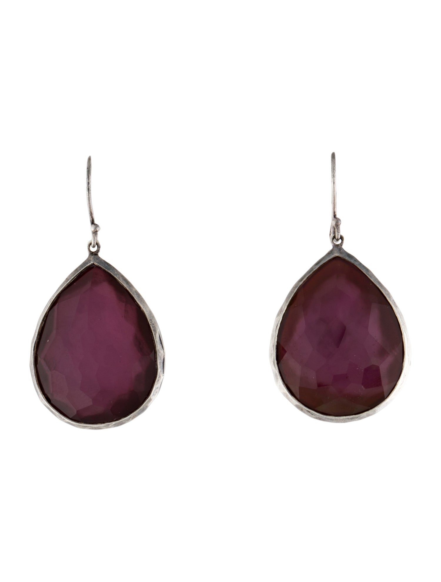 Ippolita Mother of Pearl & Quartz Large Teardrop Earrings