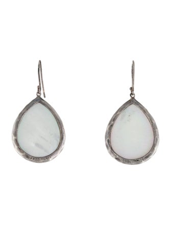 Ippolita Mother of Pearl & Quartz Large Teardrop Earrings