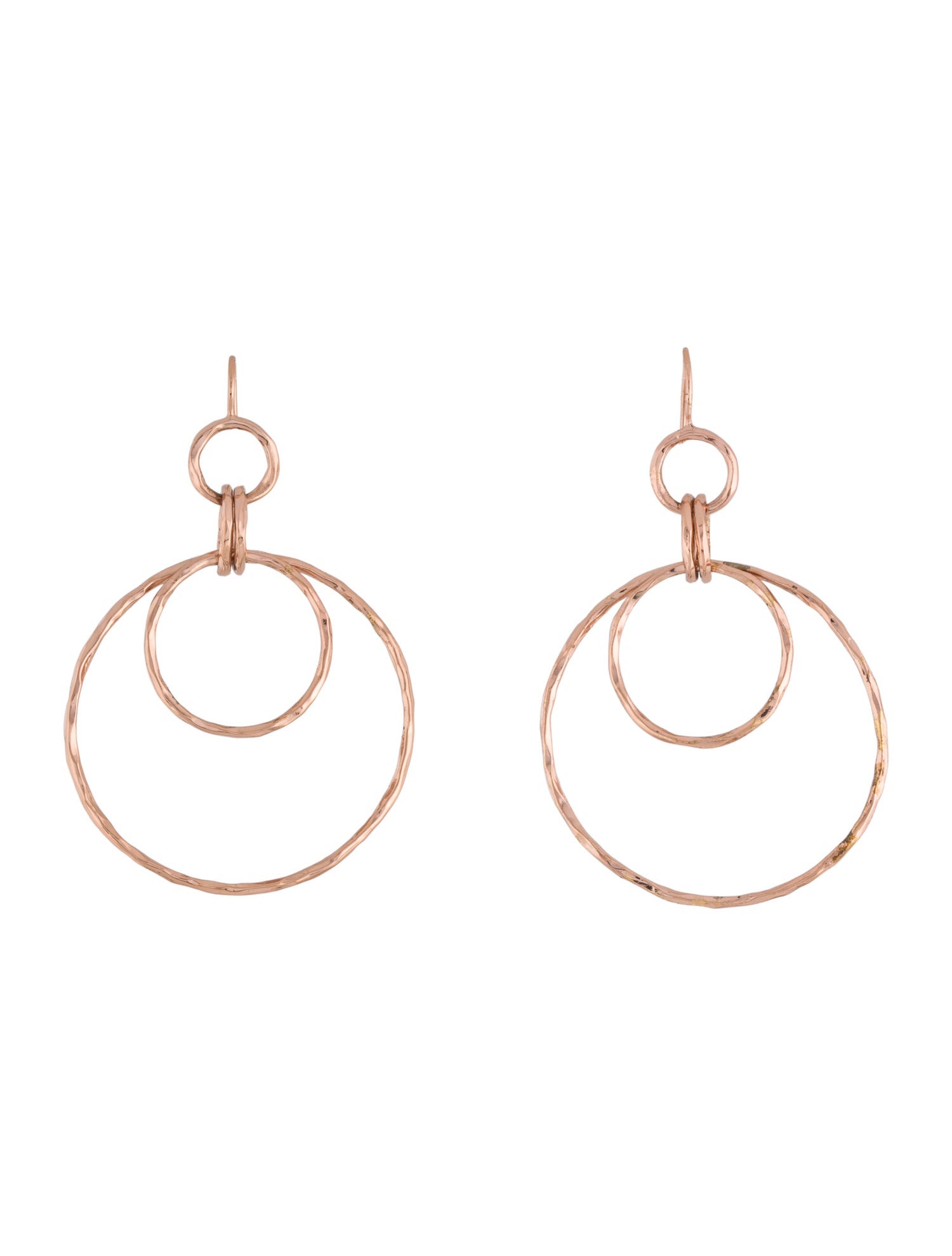 Ippolita Rosé Circle Link Earrings