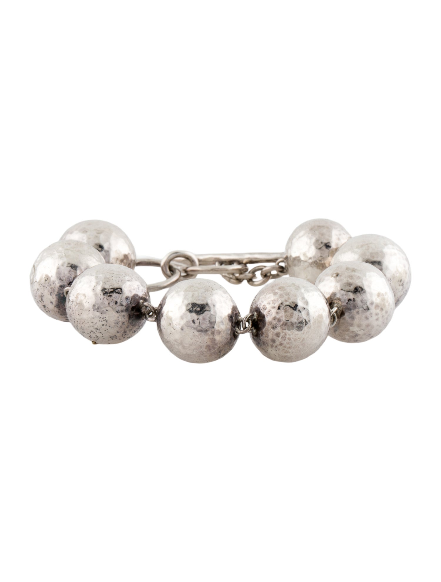 Ippolita Hammered Large Bead Bracelet
