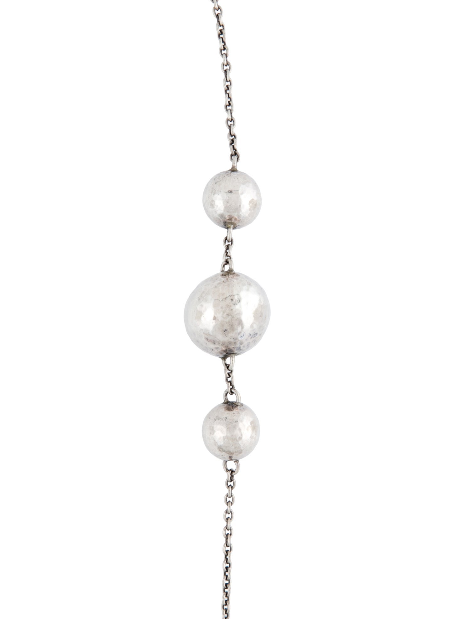 Ippolita Hammered Ball Station Necklace
