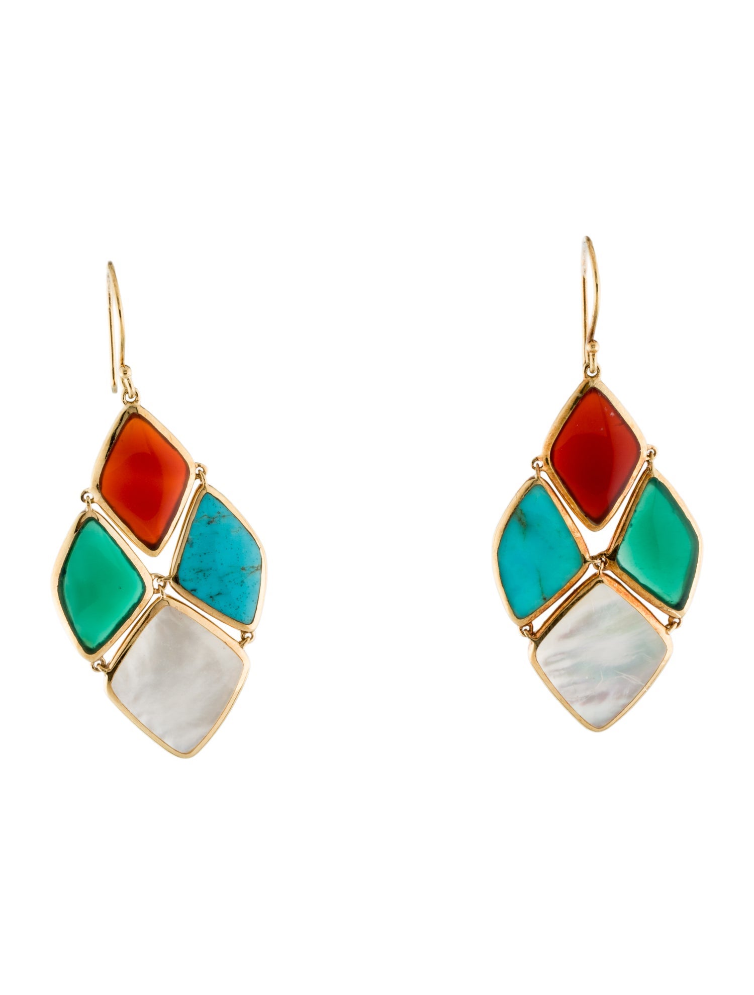 Ippolita 18K Multistone Riviera Sky Cascade Drop Earrings