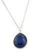 Ippolita Quartz & Hermatine Mini Teardrop Pendant Necklace