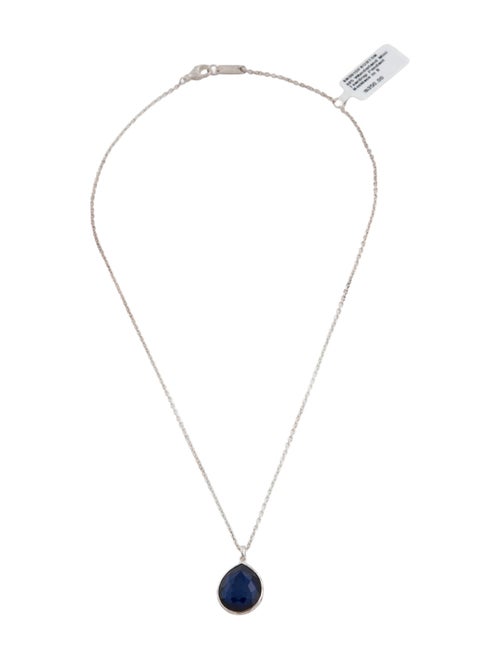 Ippolita Quartz & Hermatine Mini Teardrop Pendant Necklace