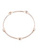 Ippolita Moonstone 5 Stone Station Hammered Bangle Bracelet