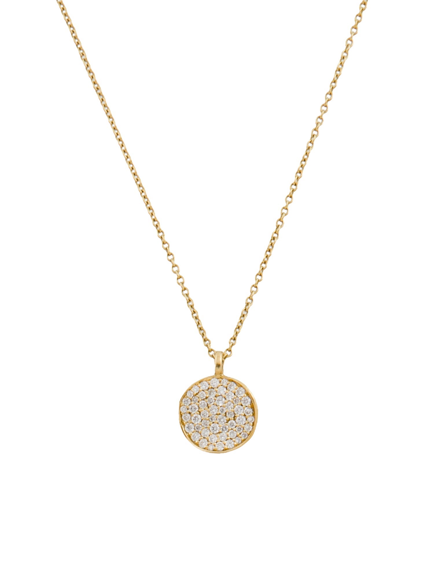 Ippolita 18K Diamond Small Flower Pendant Necklace
