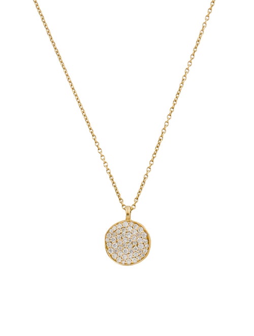 Ippolita 18K Diamond Small Flower Pendant Necklace