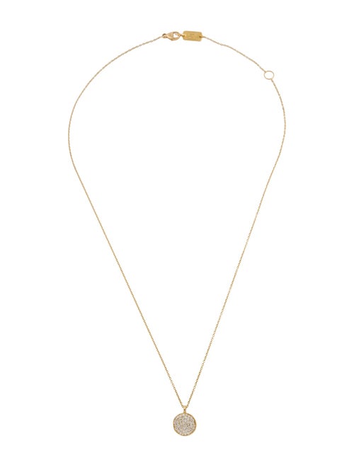 Ippolita 18K Diamond Small Flower Pendant Necklace