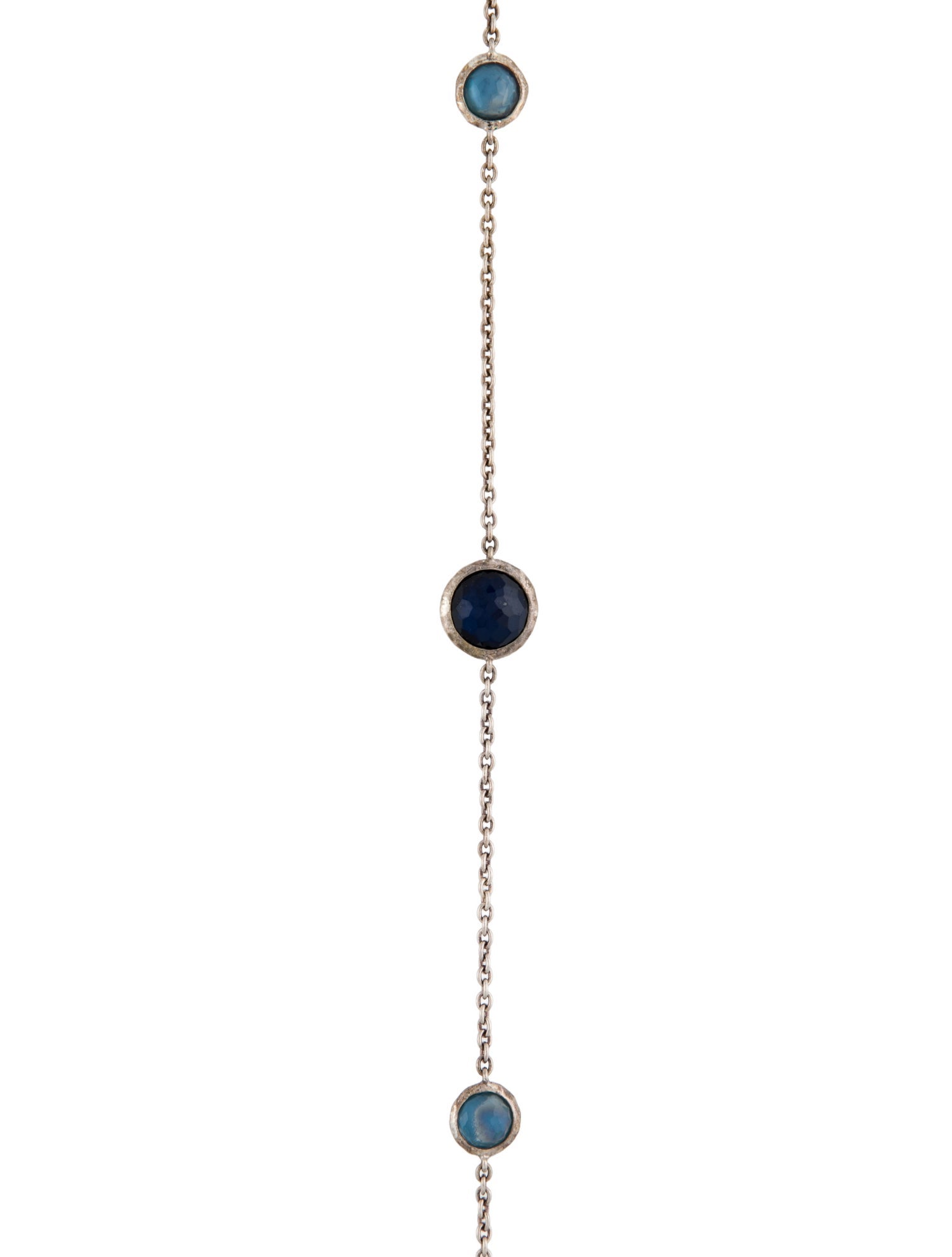 Ippolita Mother of Pearl, Onyx & Quartz Station Necklace