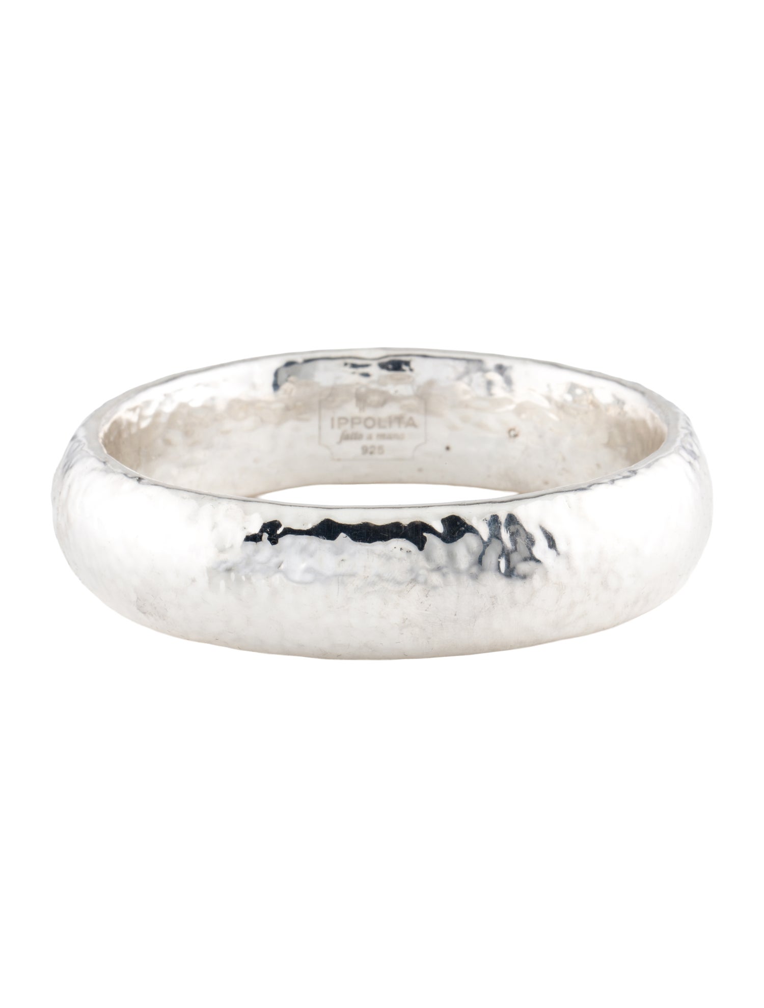 Ippolita Hammered Wide Bangle Bracelet