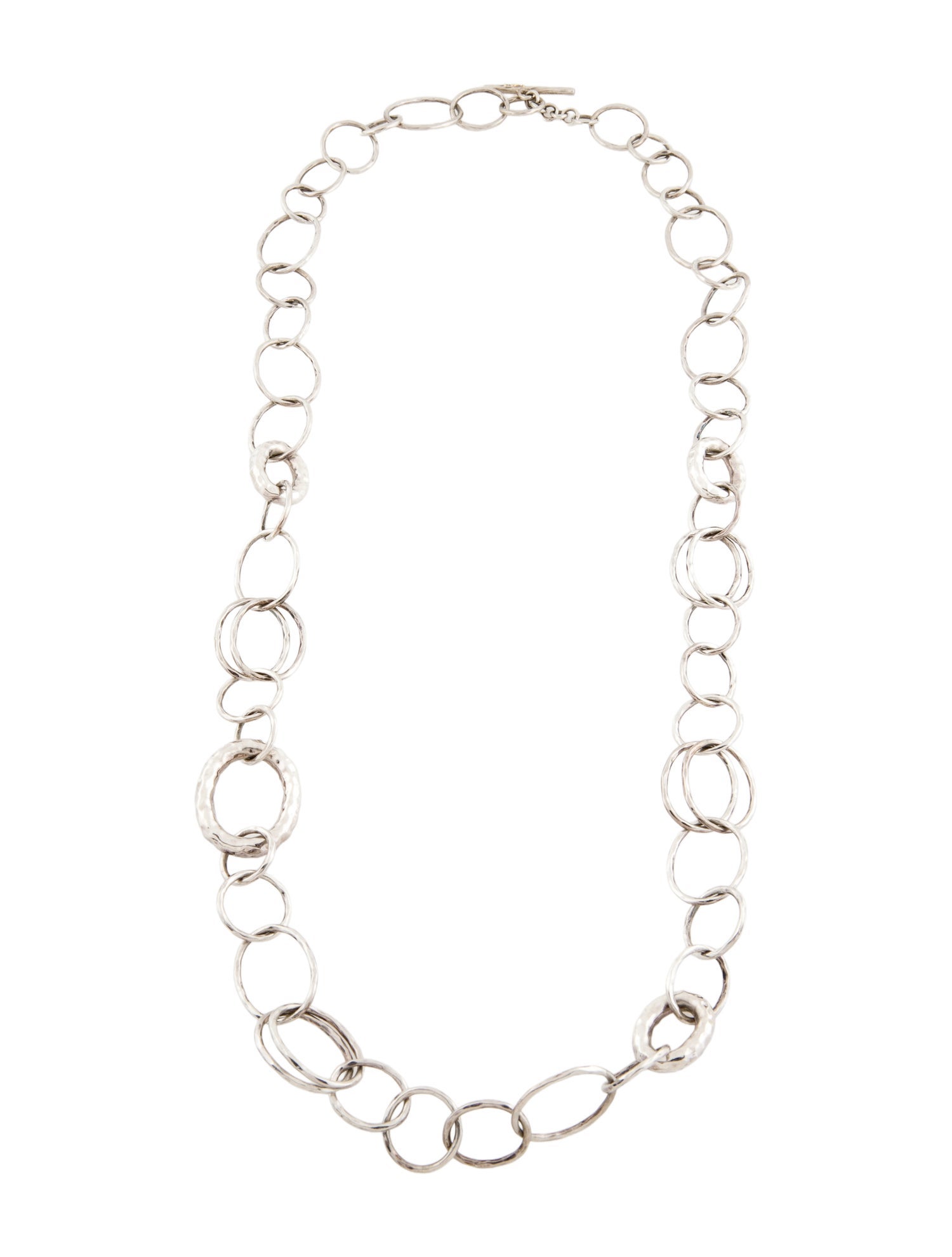 Ippolita Classico Hammered Bastille Link Chain Necklace