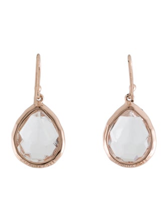 Ippolita Quartz Rose Teardrop Earrings