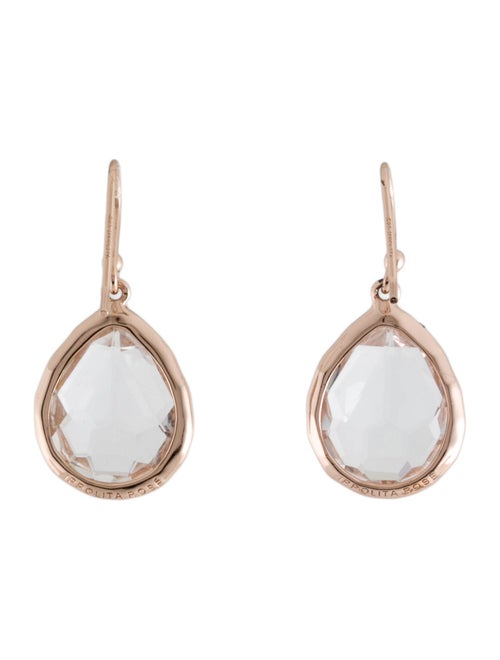 Ippolita Quartz Rose Teardrop Earrings