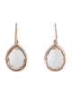 Ippolita Quartz Rose Teardrop Earrings