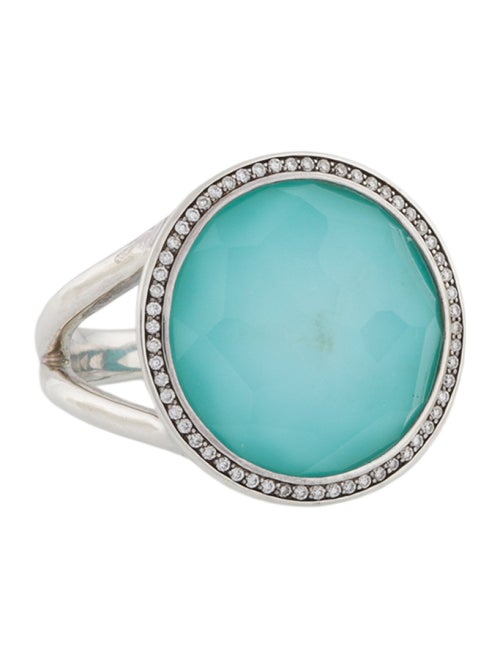 Ippolita Turquoise, Quartz & Diamond Lollipop Cocktail Ring