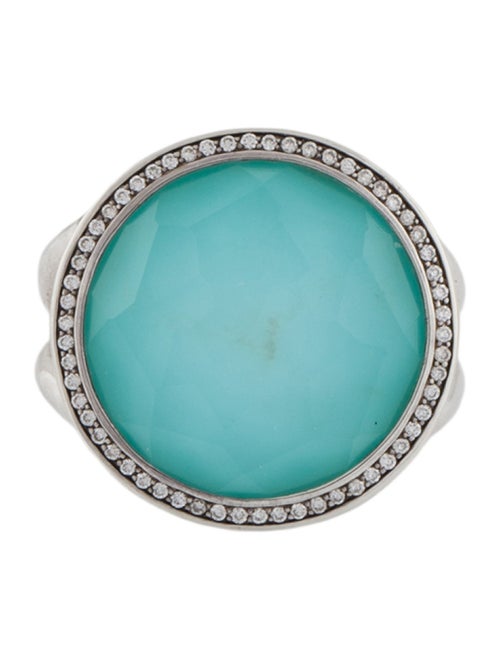 Ippolita Turquoise, Quartz & Diamond Lollipop Cocktail Ring