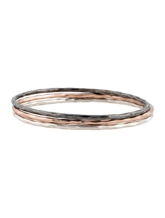 Ippolita Hammered Bangle Set