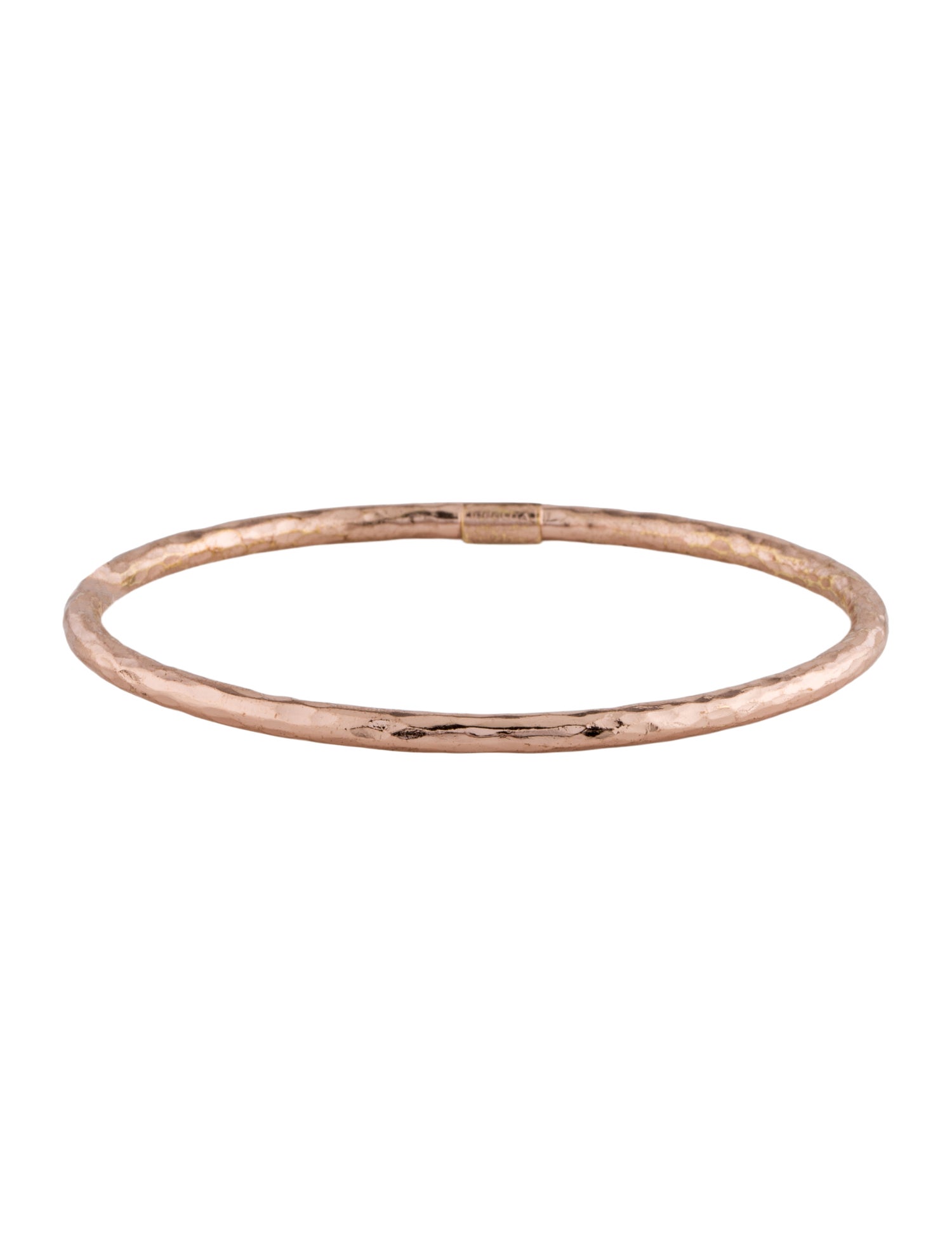 Ippolita Rosé Carino Hammered Bangle Bracelet