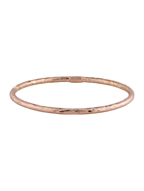 Ippolita Rosé Carino Hammered Bangle Bracelet