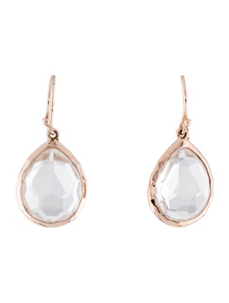 Ippolita Rose Quartz Drop Earrings