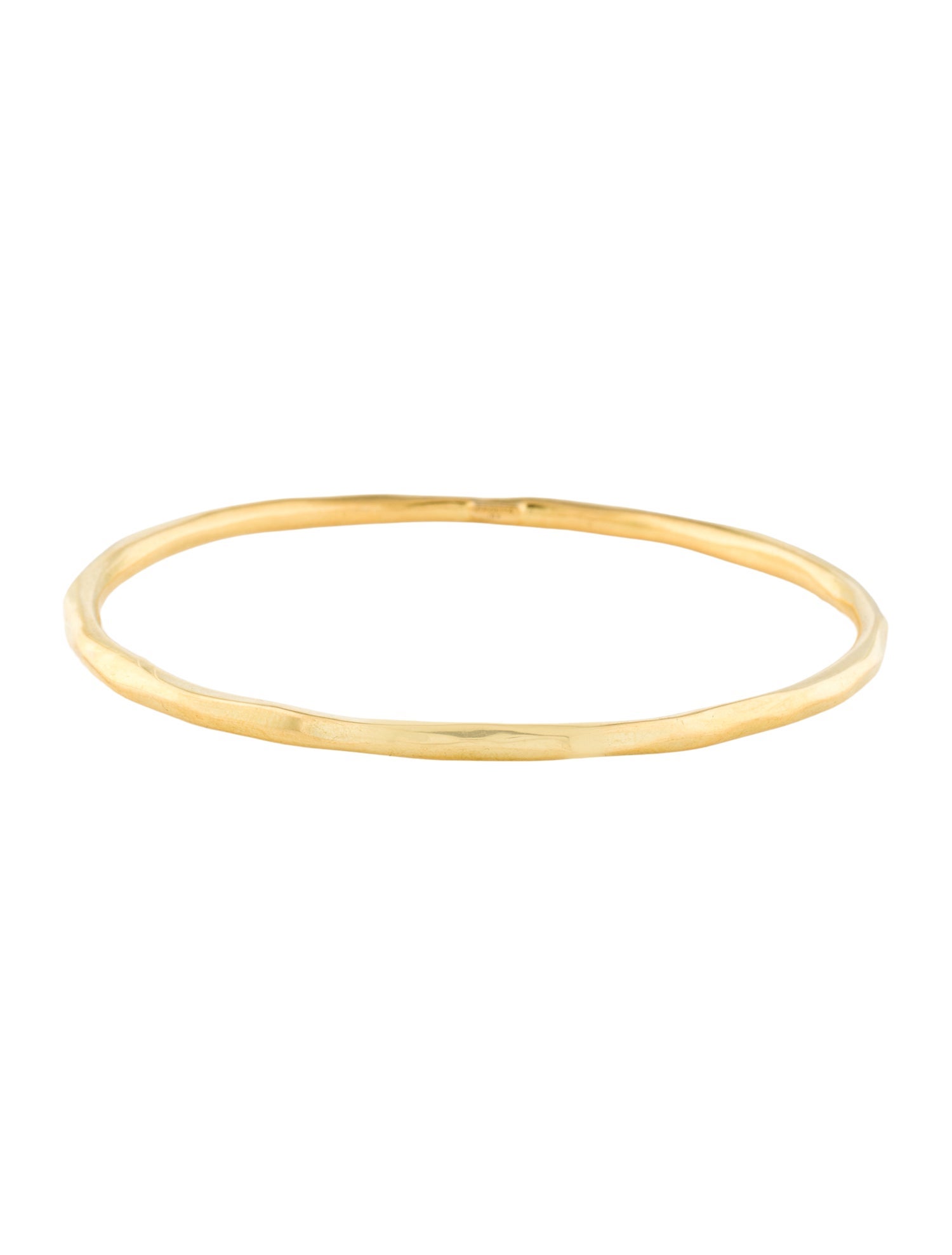 Ippolita 18K Hammered Bangle Bracelet