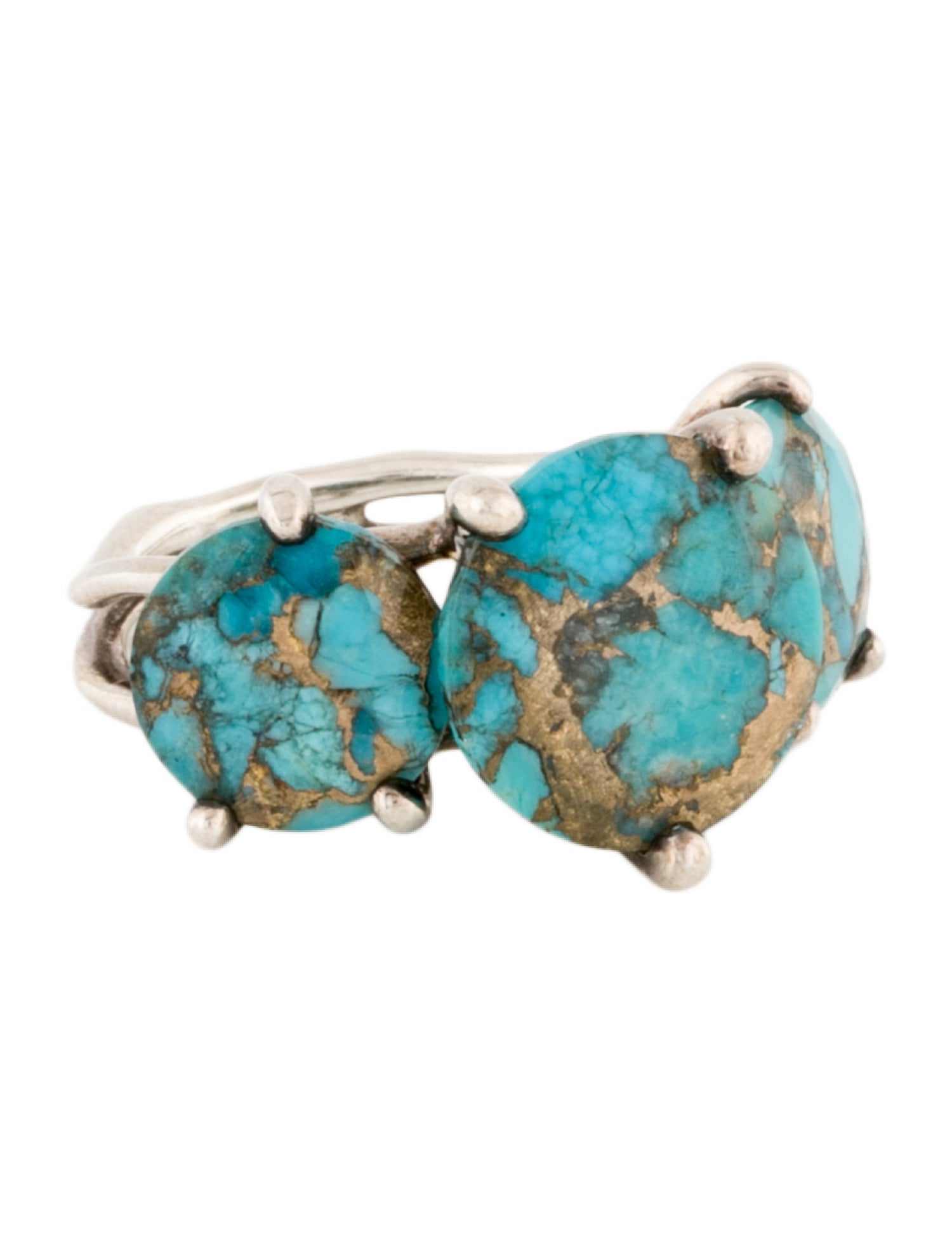 Ippolita Composite Turquoise Doublet Wonderland Three-Stone Ring