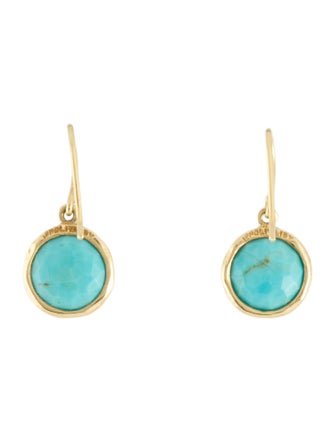 Ippolita 18K Turquoise Lollipop Drop Earrings