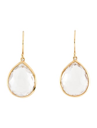 Ippolita 18K Quartz Medium Teardrop Earrings