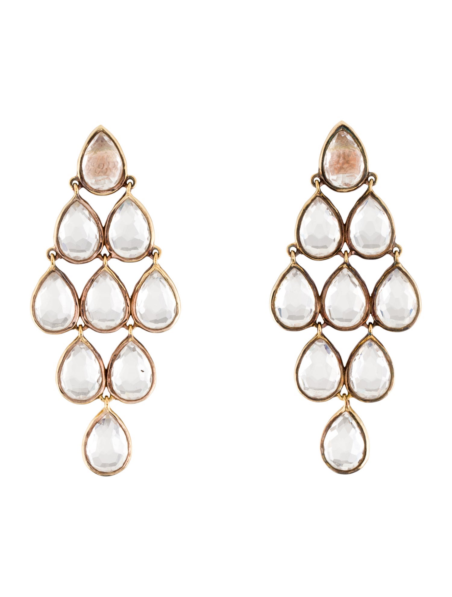 Ippolita Quartz Tear Drop Chandelier Earrings