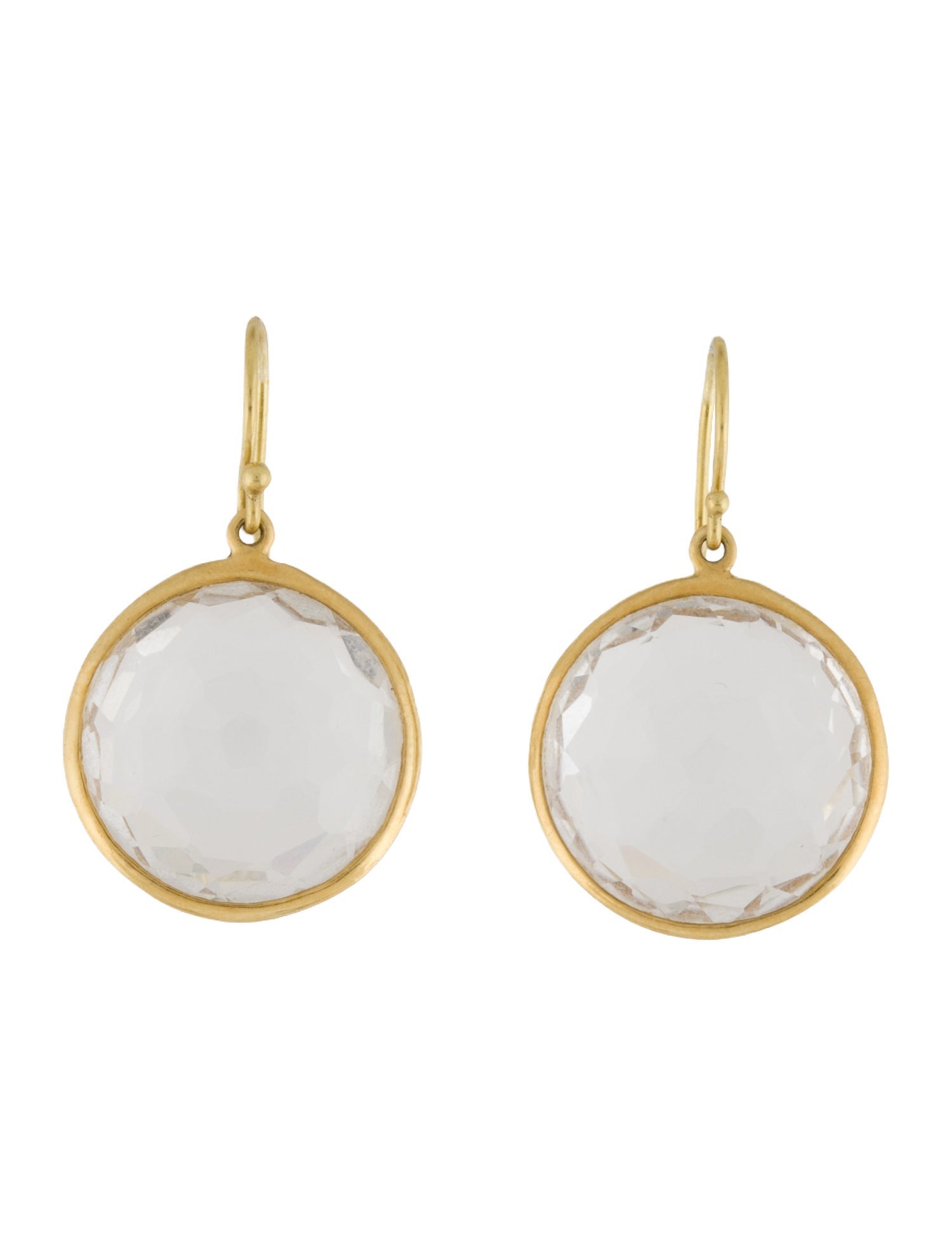 Ippolita 18K Quartz Large Single Drop Earrings