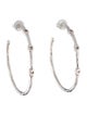 Ippolita Diamond Hammered Hoop Earrings