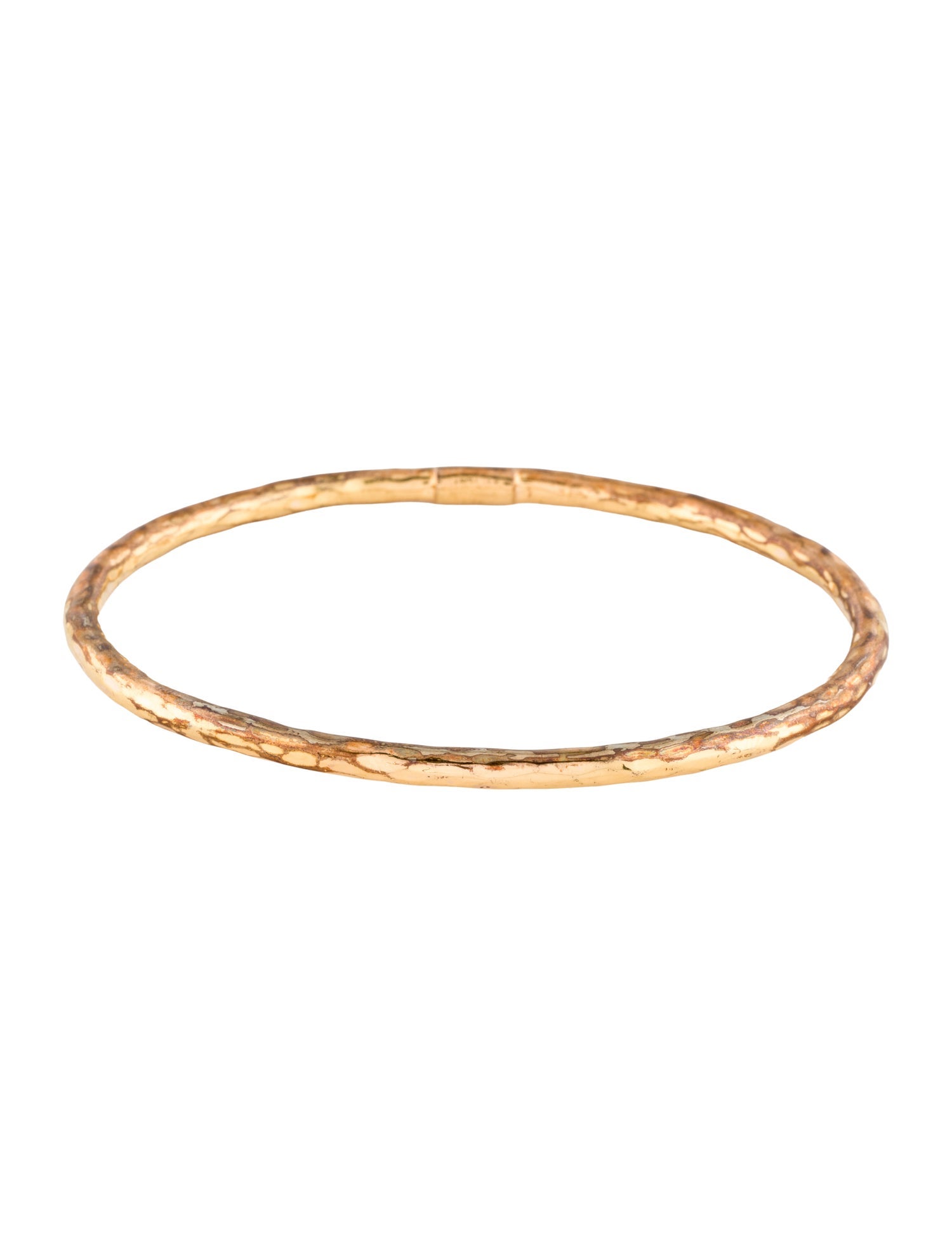 Ippolita Rosé Carino Hammered Bangle Bracelet