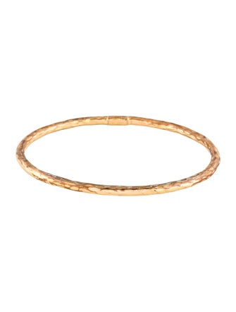 Ippolita Rosé Carino Hammered Bangle Bracelet