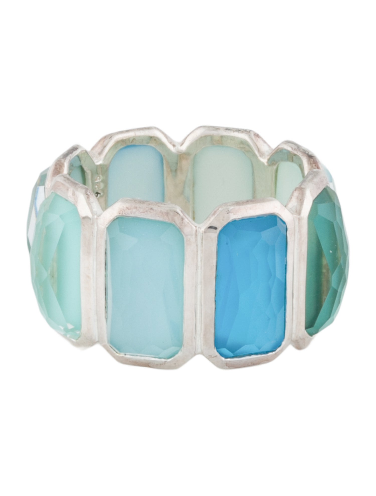 Ippolita Mother of Pearl & Quartz Doublet Band Ring