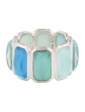Ippolita Mother of Pearl & Quartz Doublet Band Ring