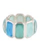 Ippolita Mother of Pearl & Quartz Doublet Band Ring