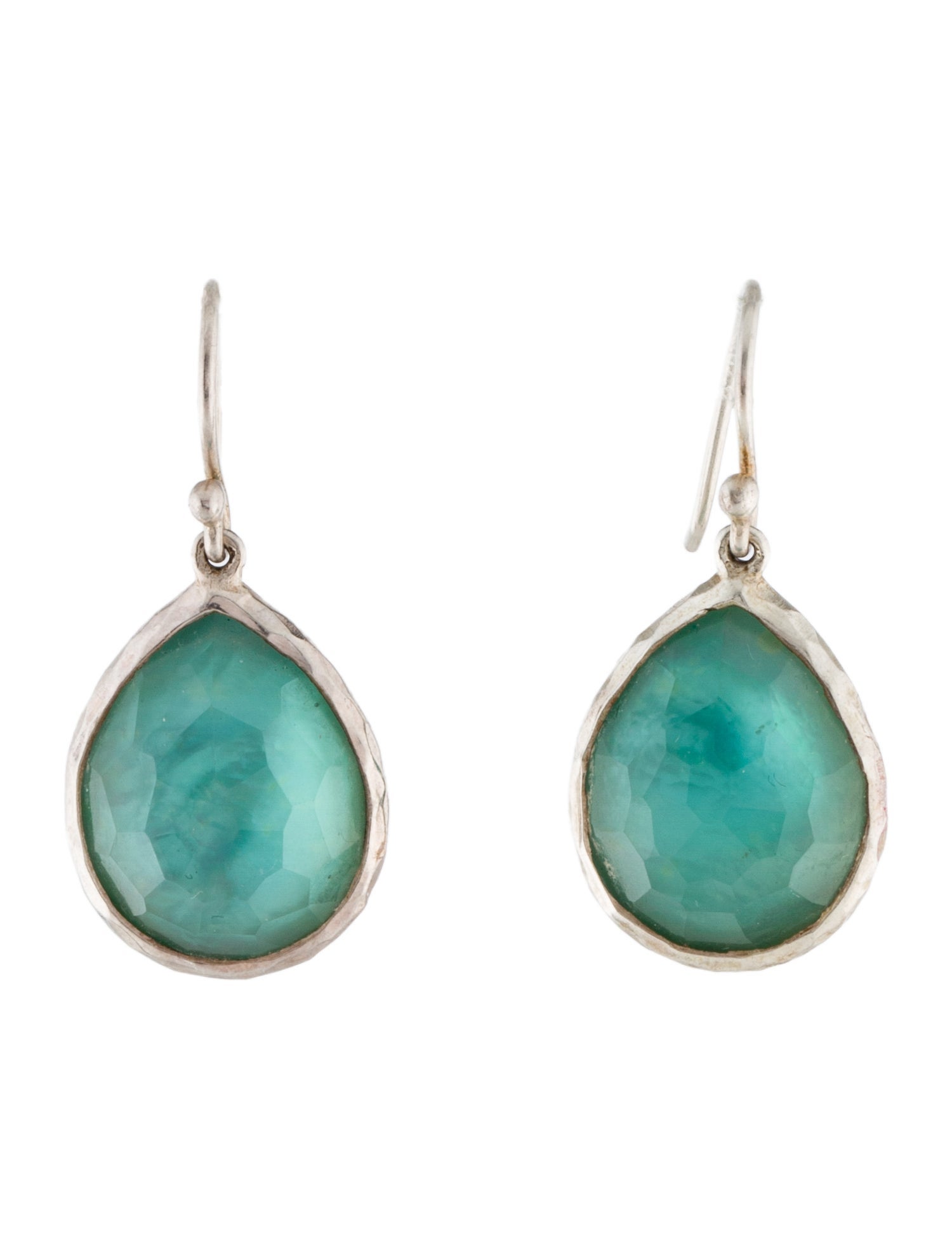 Ippolita Mother of Pearl & Quartz Doublet Teardrop Drop Earrings