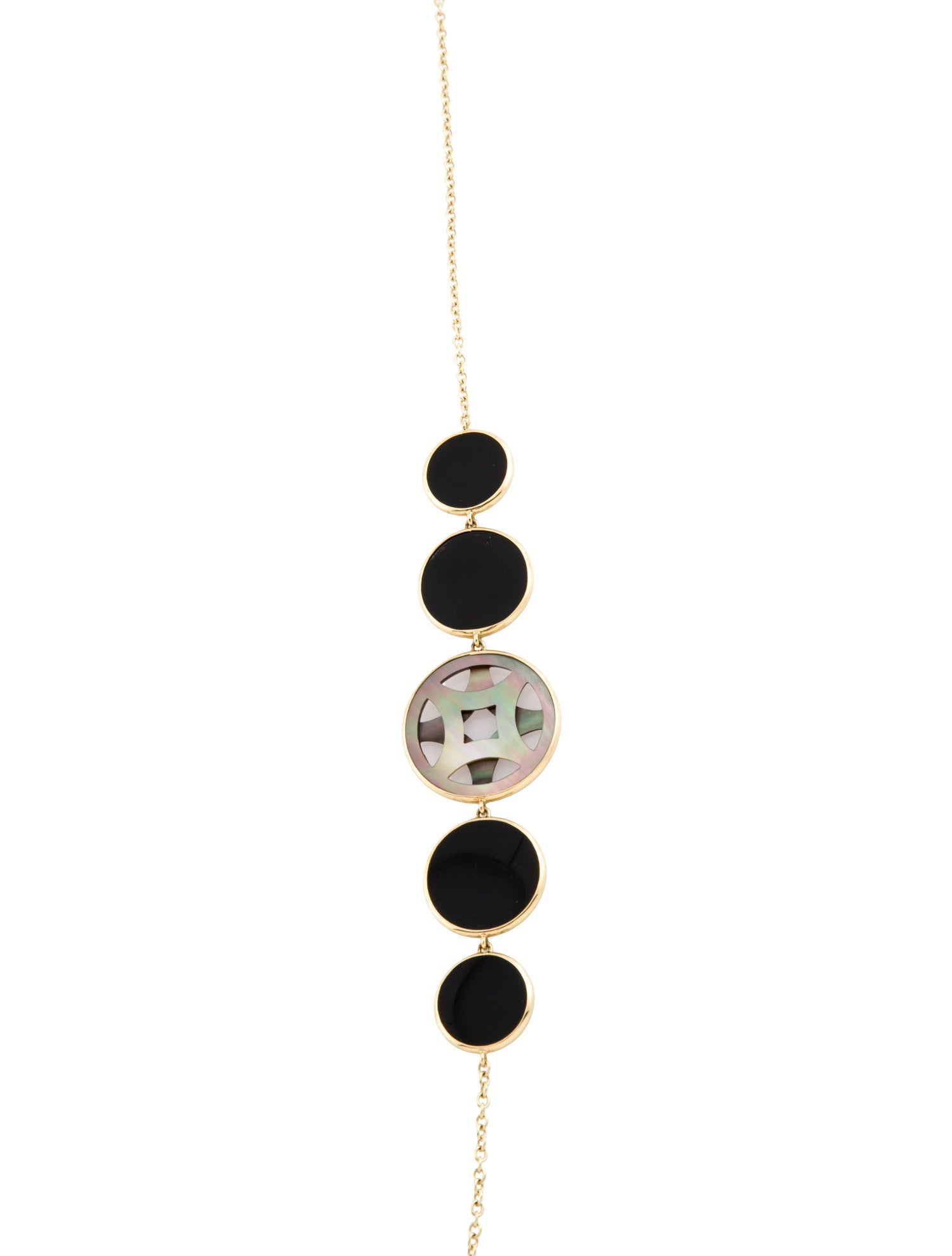 Ippolita 18K Mother of Pearl & Onyx Phantom Station Necklace
