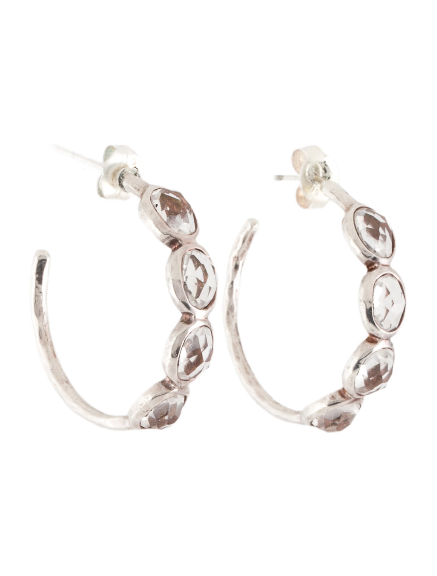 Ippolita Rock Candy Small 4-Stone Hoop Earrings