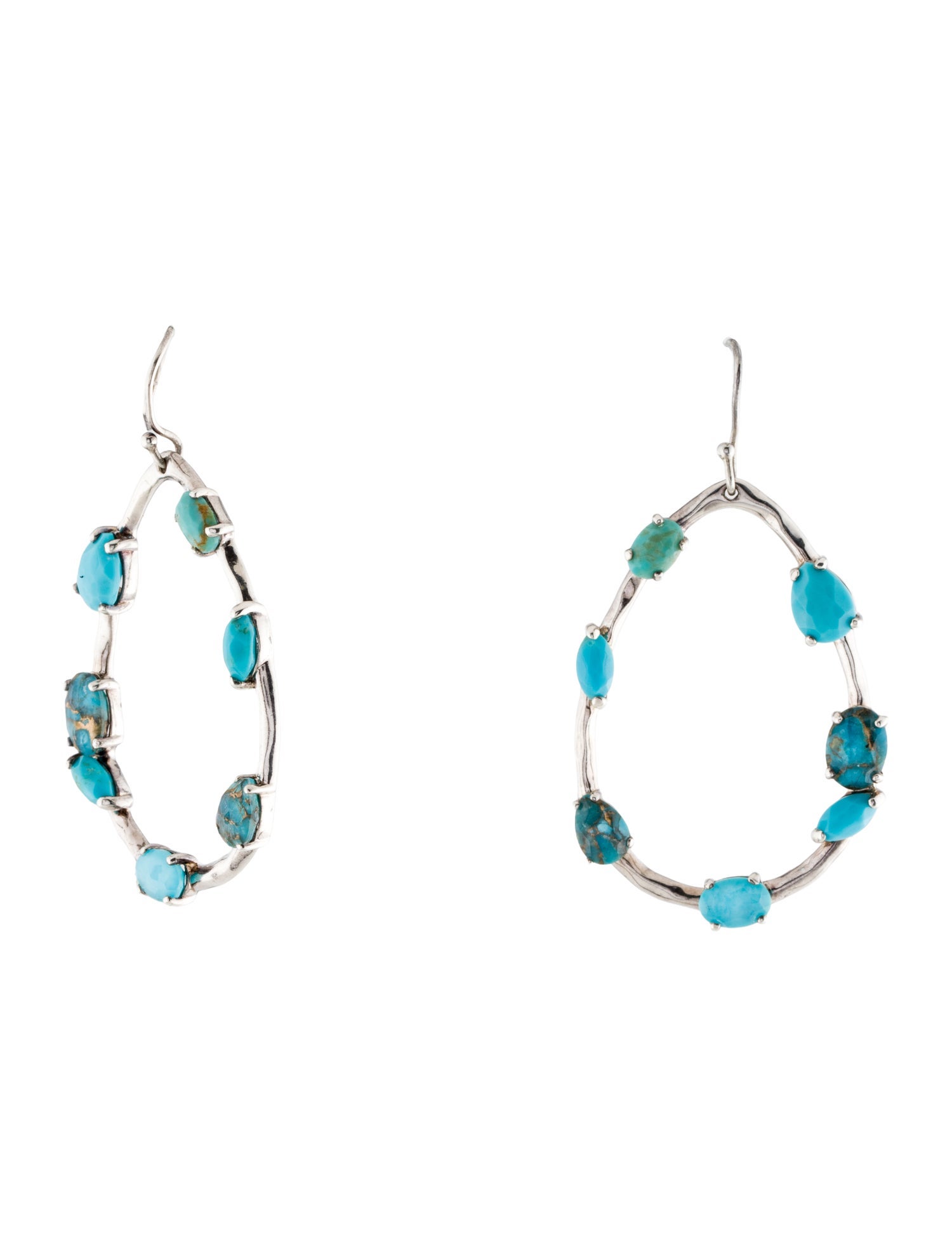 Ippolita Quartz & Composite Turquoise Doublet Rock Candy Pear Drop Earrings