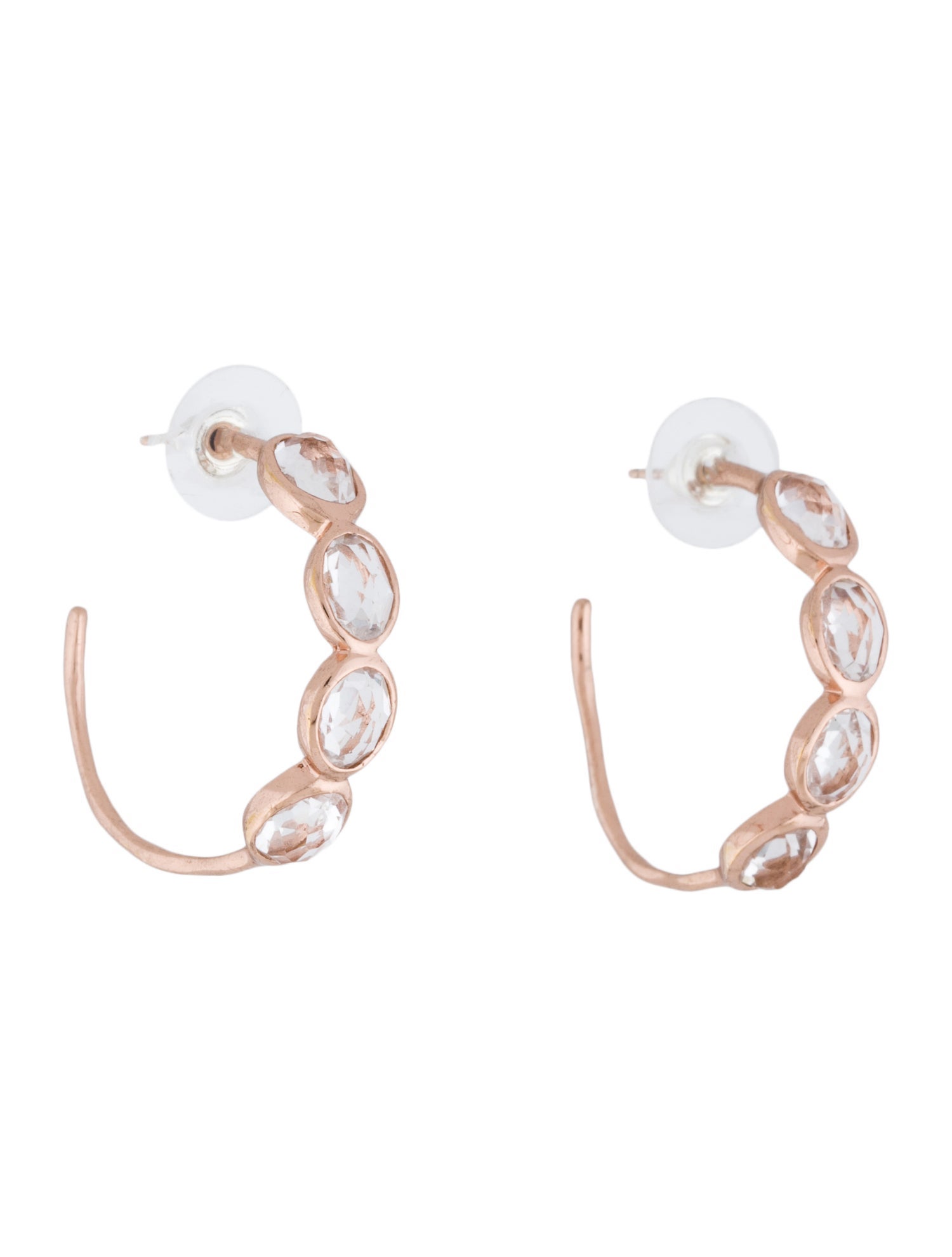 Ippolita Quartz Rosé Hoop Earrings