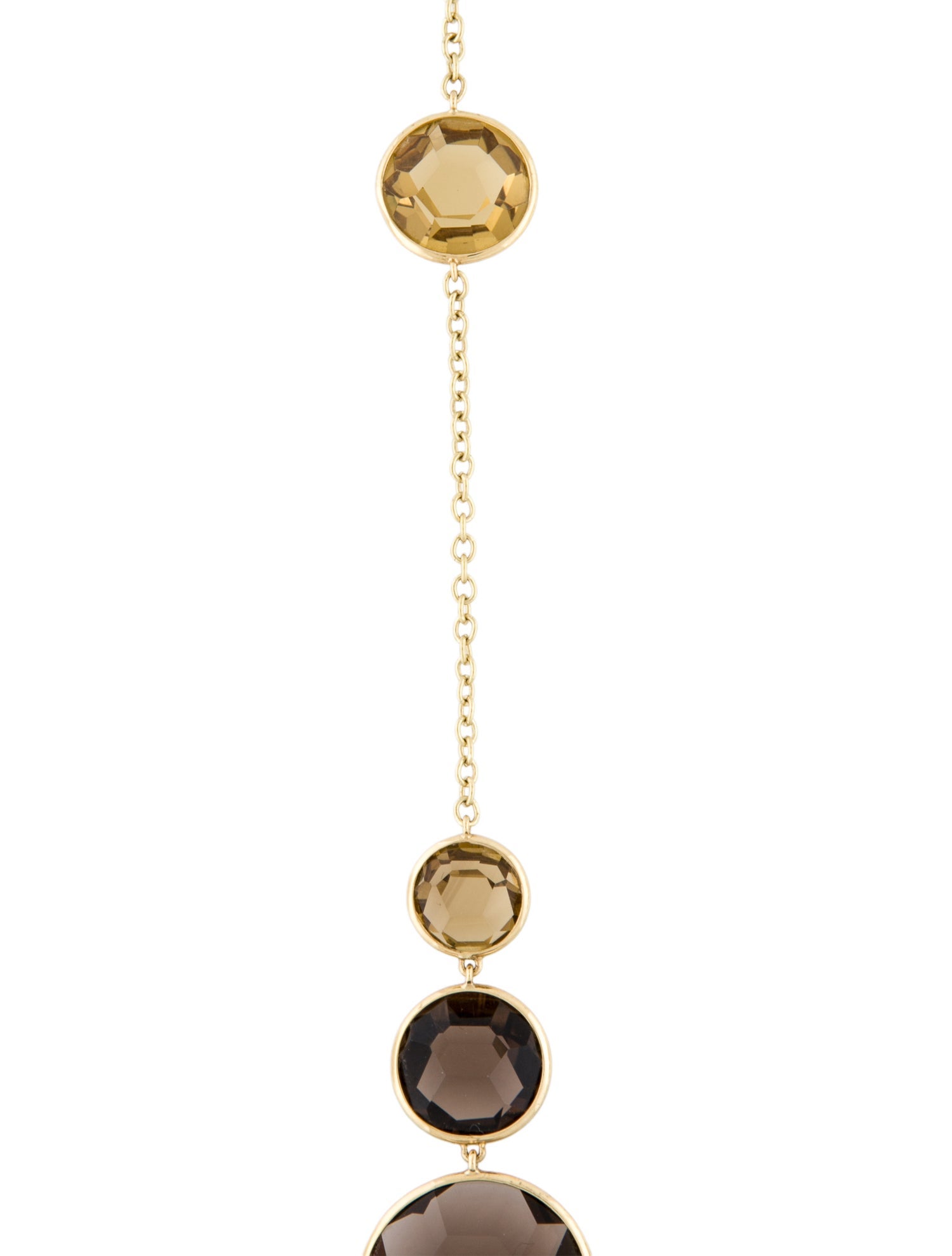 Ippolita 18K Citrine & Smoky Quartz Gemma Station Necklace
