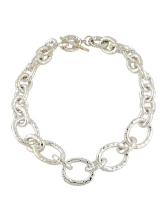 Ippolita Classico Hammered Bastille Chunky Link Necklace