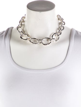 Ippolita Classico Hammered Bastille Chunky Link Necklace