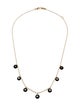 Ippolita 18K Diamond & Ceramic Station Necklace
