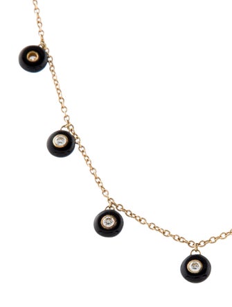 Ippolita 18K Diamond & Ceramic Station Necklace