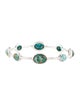 Ippolita Composite Turquoise & Quartz Doublet 8 Stone Bangle Bracelet