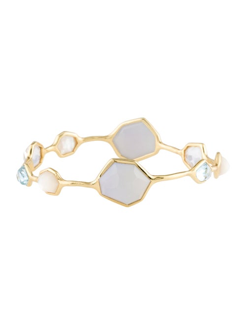 Ippolita 18K Mother of Pearl, Chalcedony, Quartz & Topaz Bangle